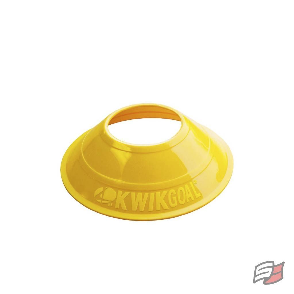 Cône plat (mini) jaune