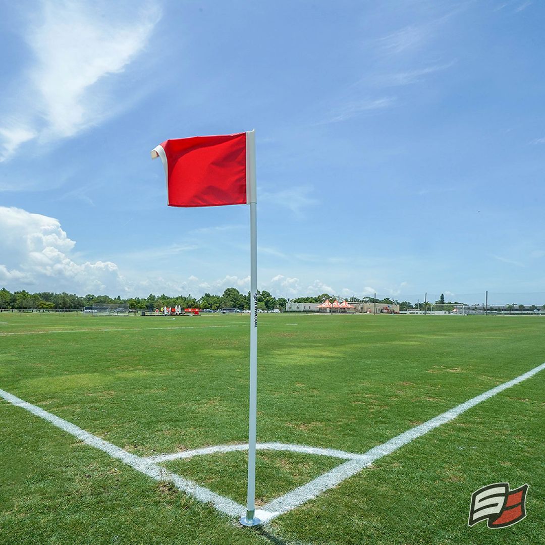 Drapeaux de coin officiel (pqt de 4)