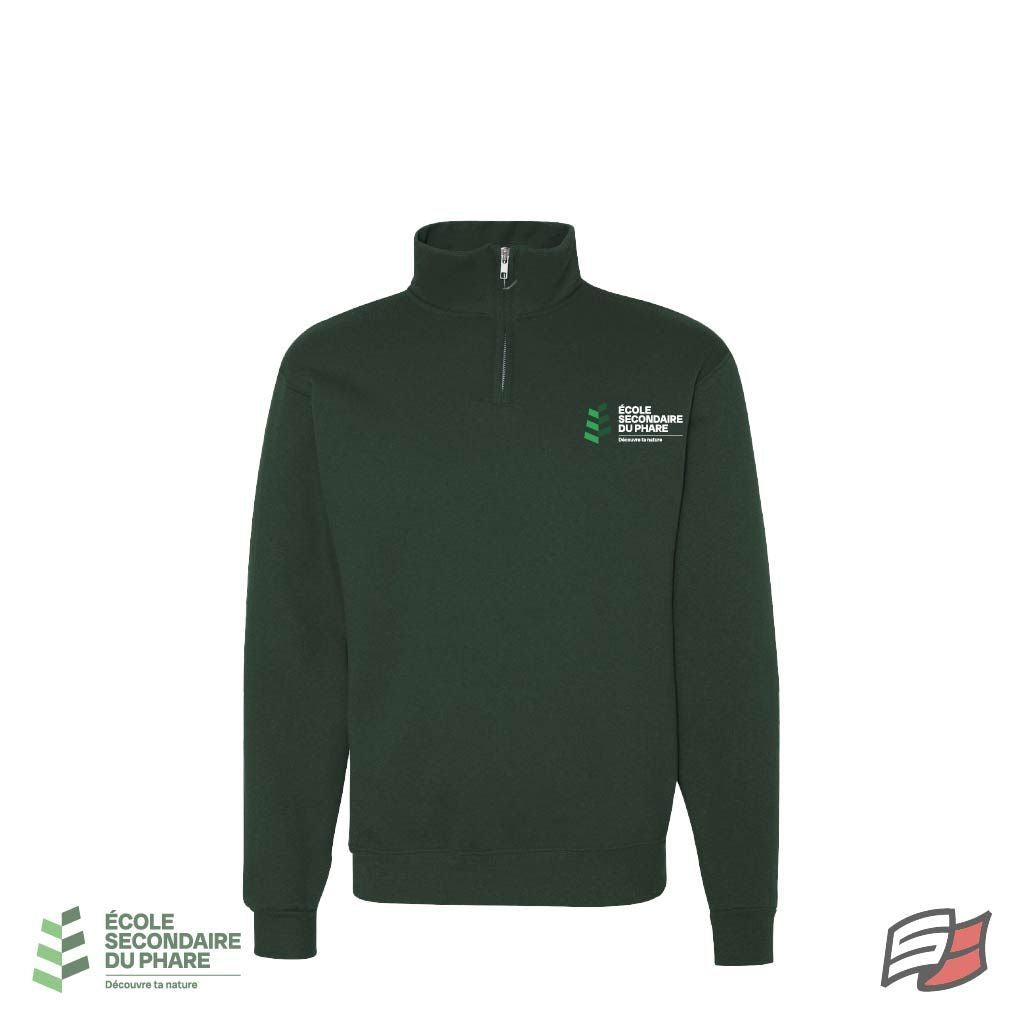 Molleton 1/4 zip adulte