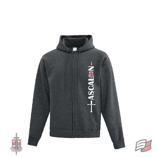Veste à capuchon ad gris foncé chiné