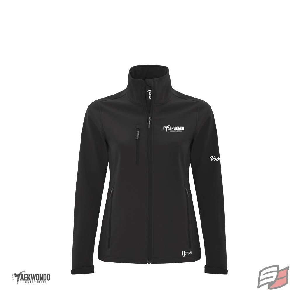 Manteau soft shell femme noir