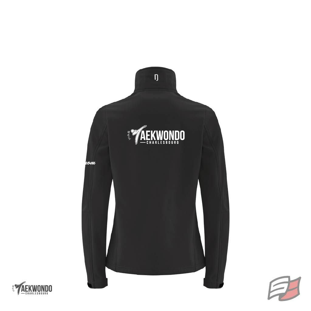 Manteau soft shell femme noir