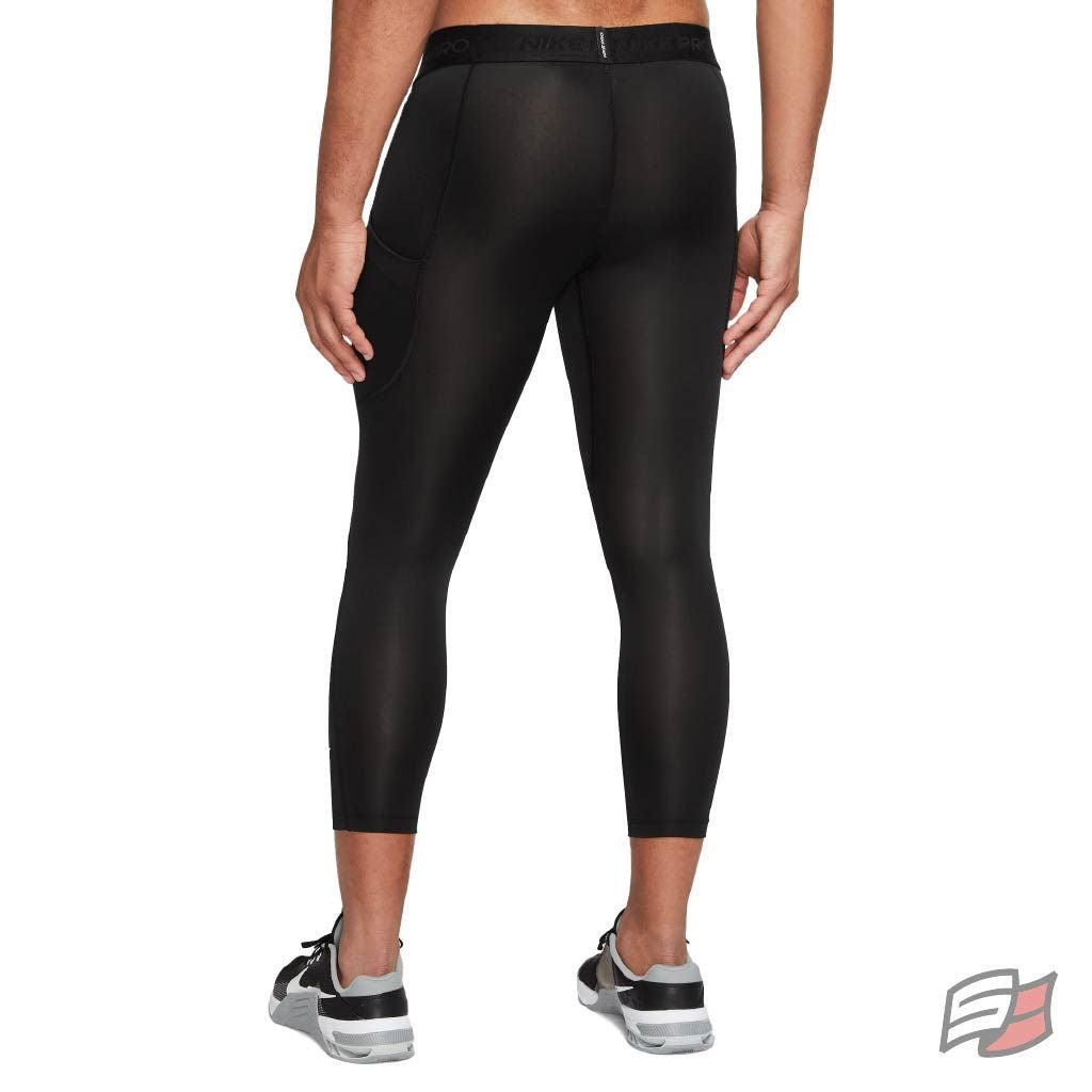Legging 3/4 nike pro homme