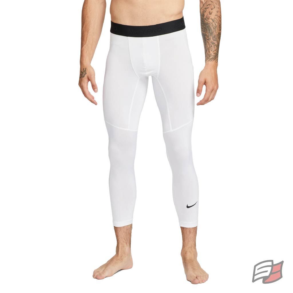 Legging 3/4 nike pro homme