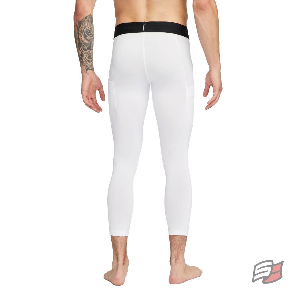 Legging 3/4 nike pro homme