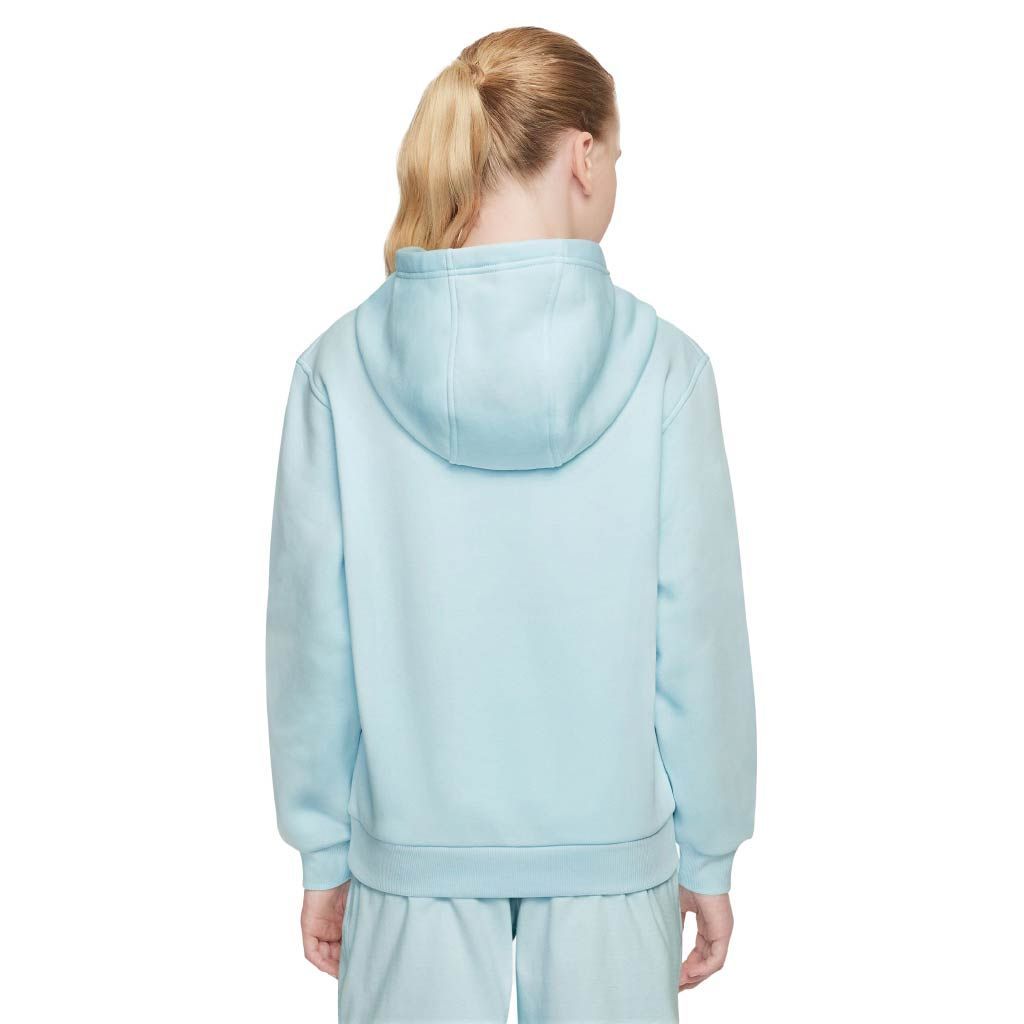 Nike club fleece hooded sweatshirt youth