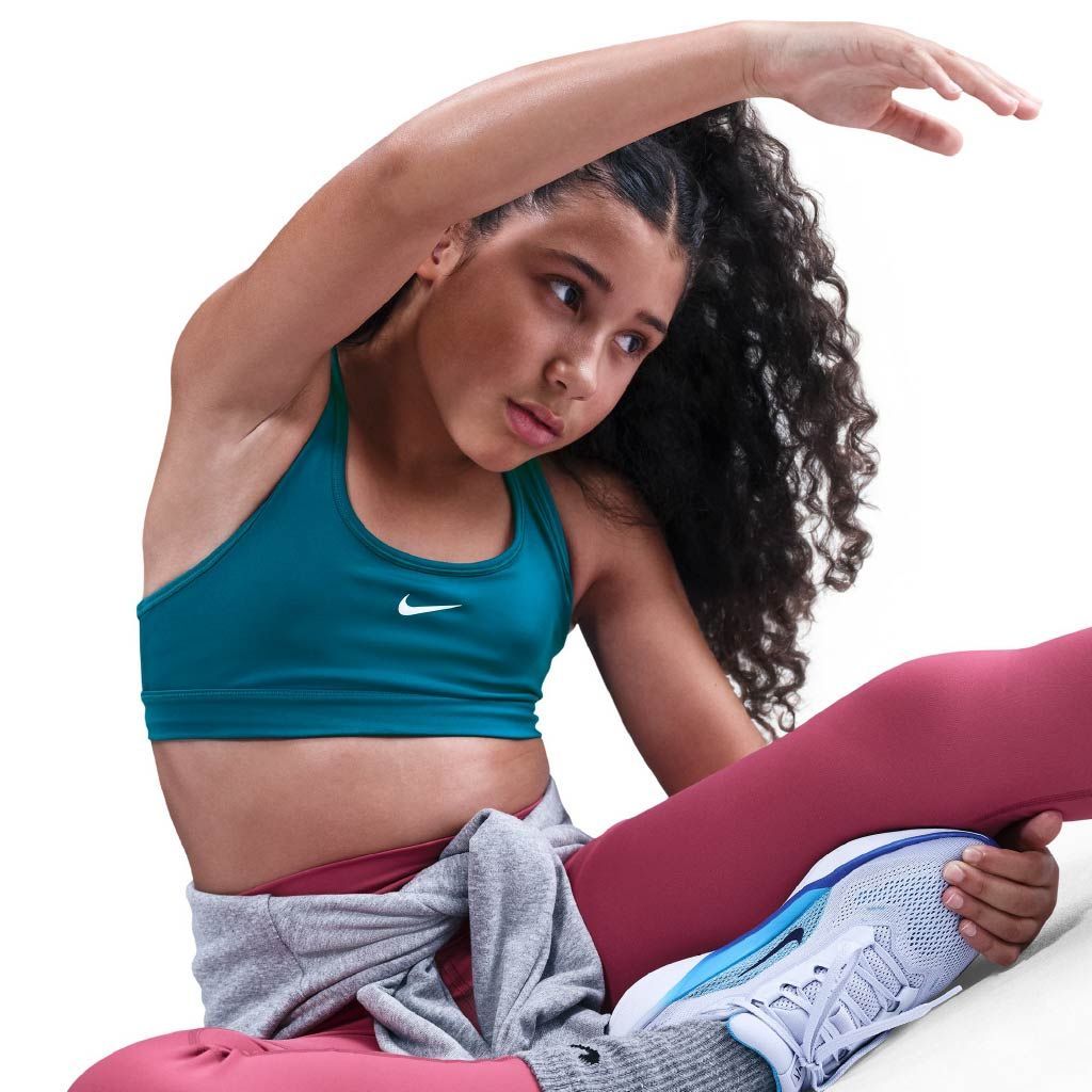 Nike swoosh sport bra girl's