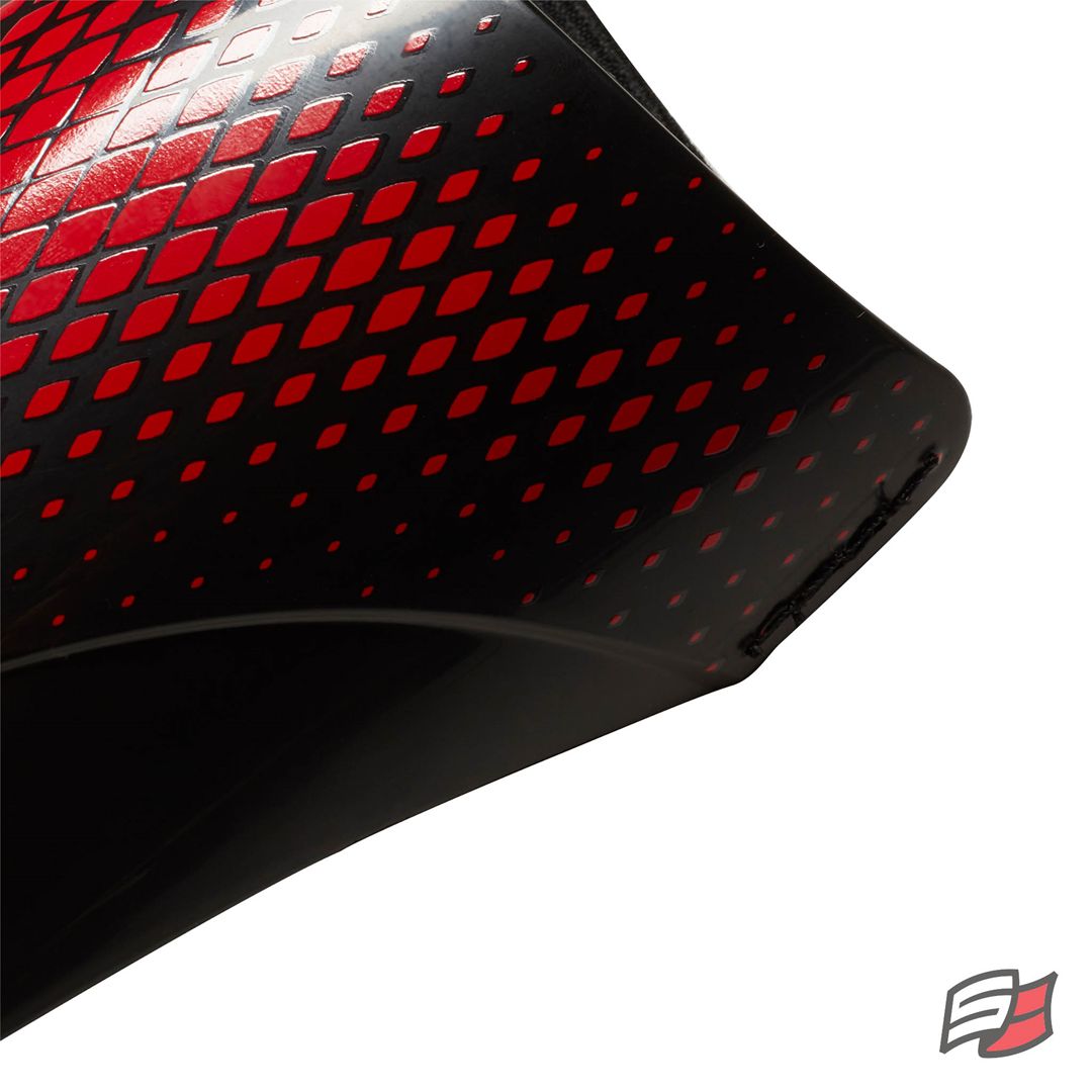 Protege tibia predator trn noir/rouge