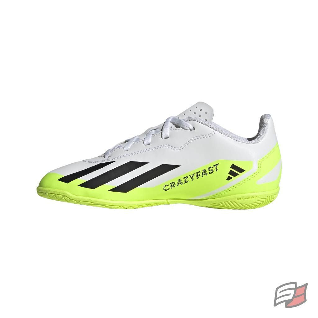 CRAZYFAST 4 ホワイト/イエロー サッカーシューズ　27.5 X crazyfast.4 in jr - Sports Contact