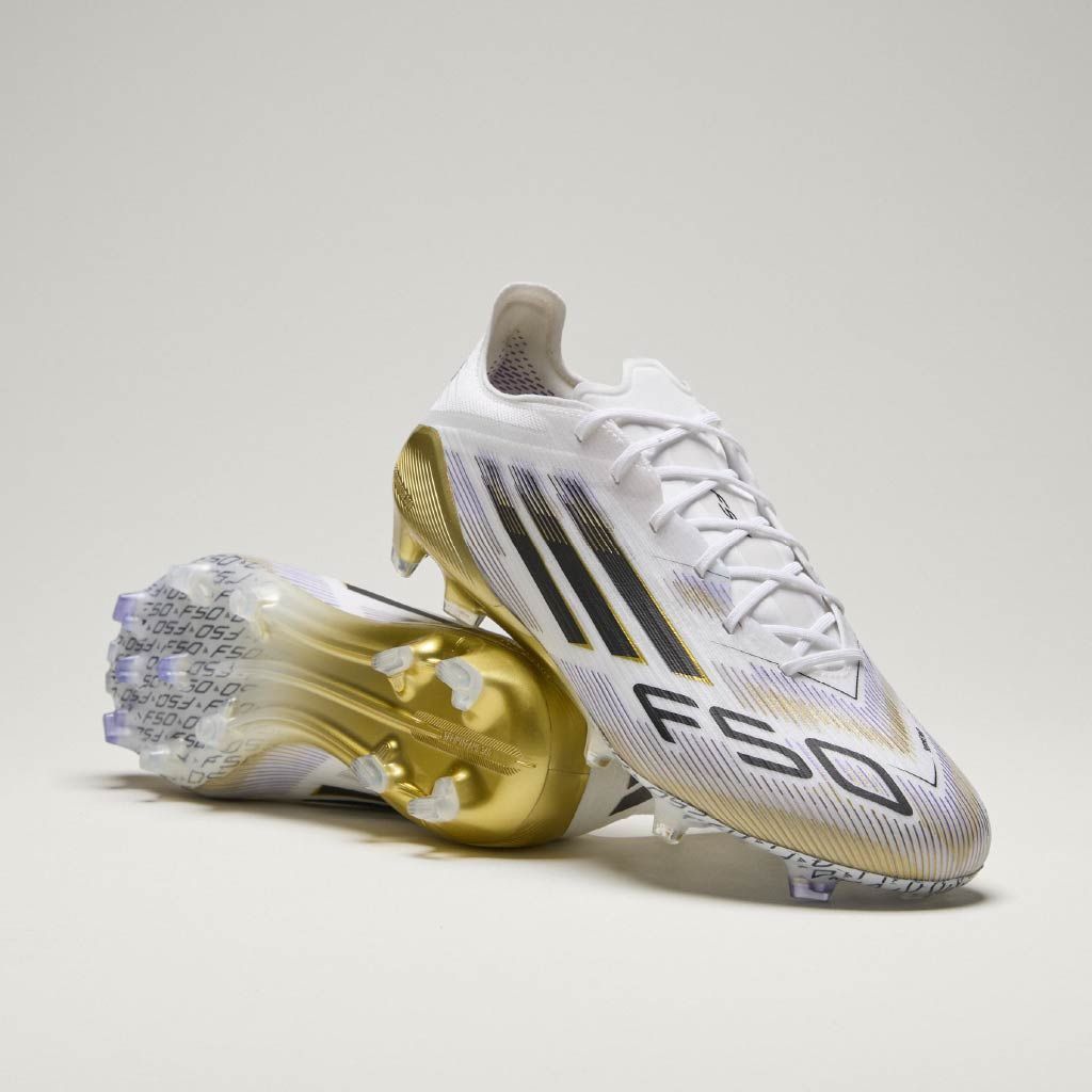 F50 ELITE FG (エリート)フットウェアホワイト ゴールド27.5cm adidas F50 ELITE FG フットウェアホワイト×ゴールドメタリック