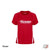 TSHIRT DRYFIT FEMME ROUGE/BLANC