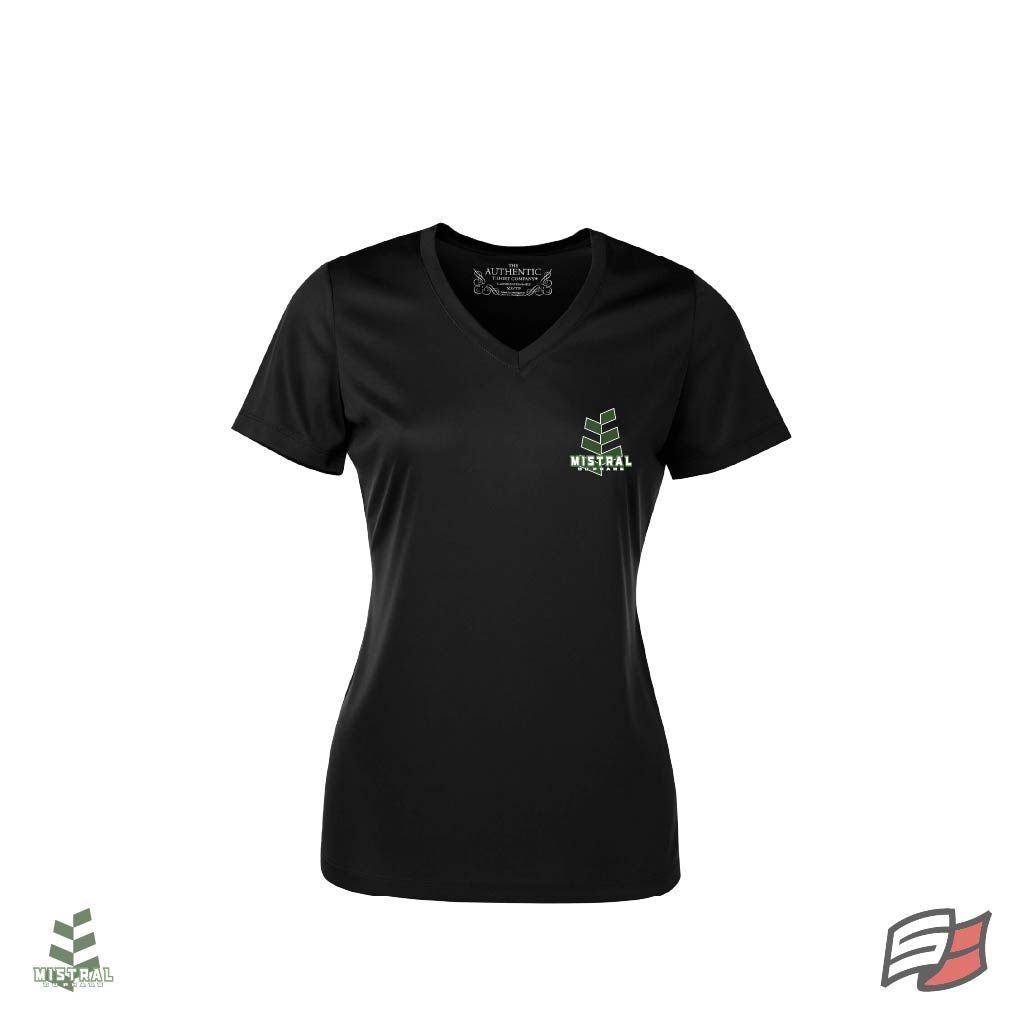 Tshirt dry-fit col en V Mistral femme