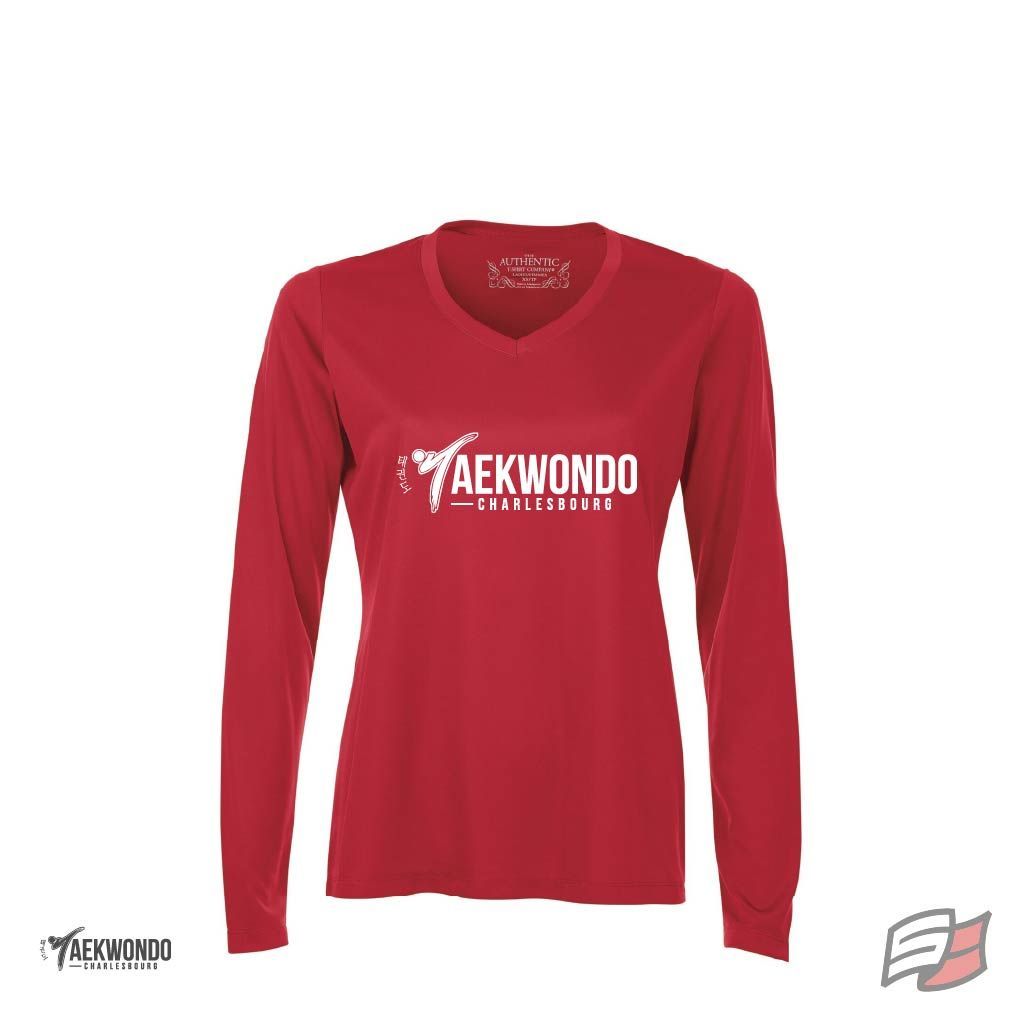 Gilet dryfit m/l femme rouge