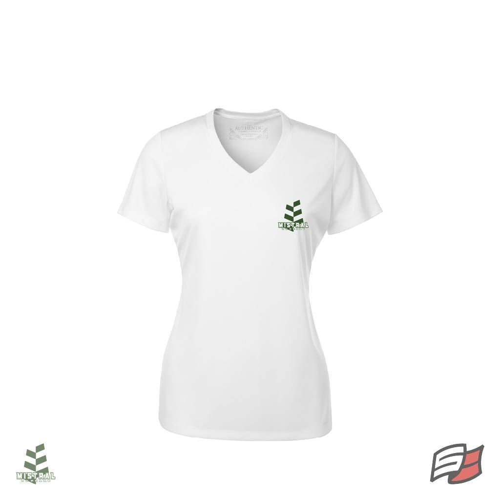 Tshirt dry-fit col en V Mistral femme