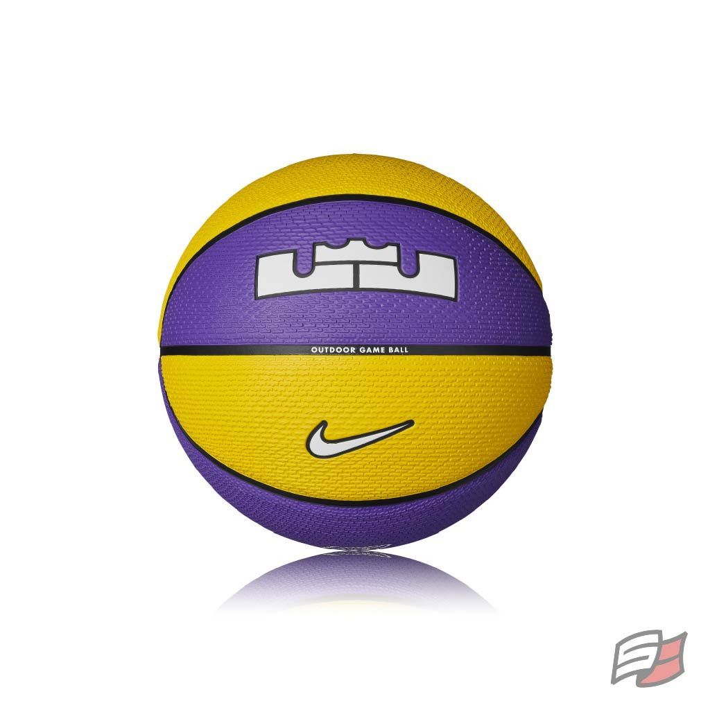 yellow and purple lebrons