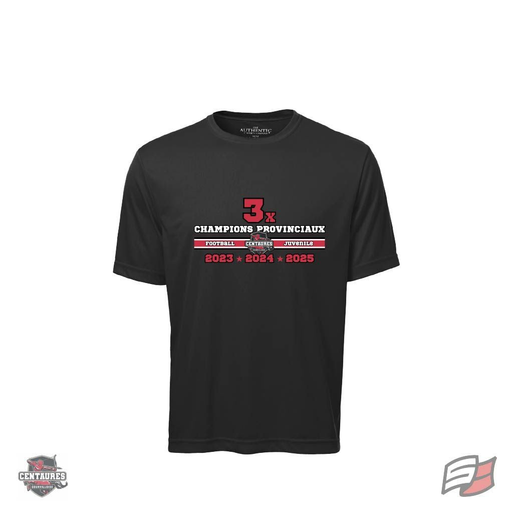 T-shirt champions provinciaux