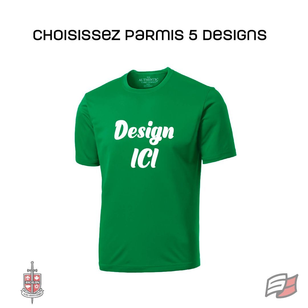 Dryfit s/s tshirt adult kelly green