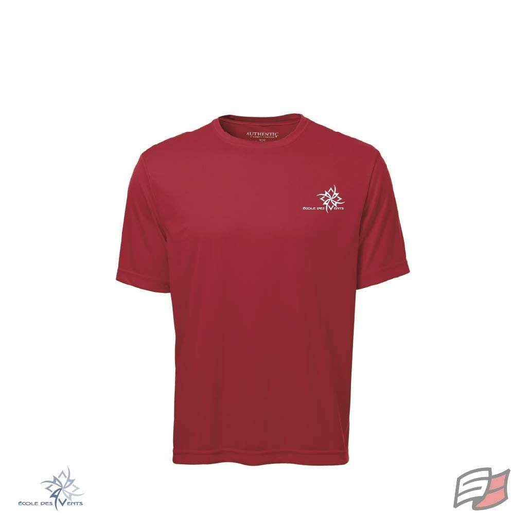 Gilet dri-fit m/c rouge adulte