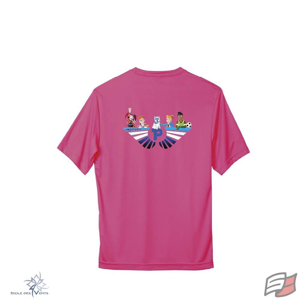 Gilet dri-fit m/c framboise adulte