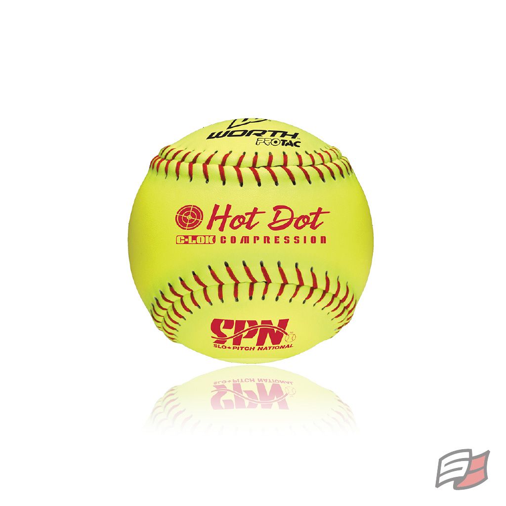 Slo-pitch spn hot dot ball