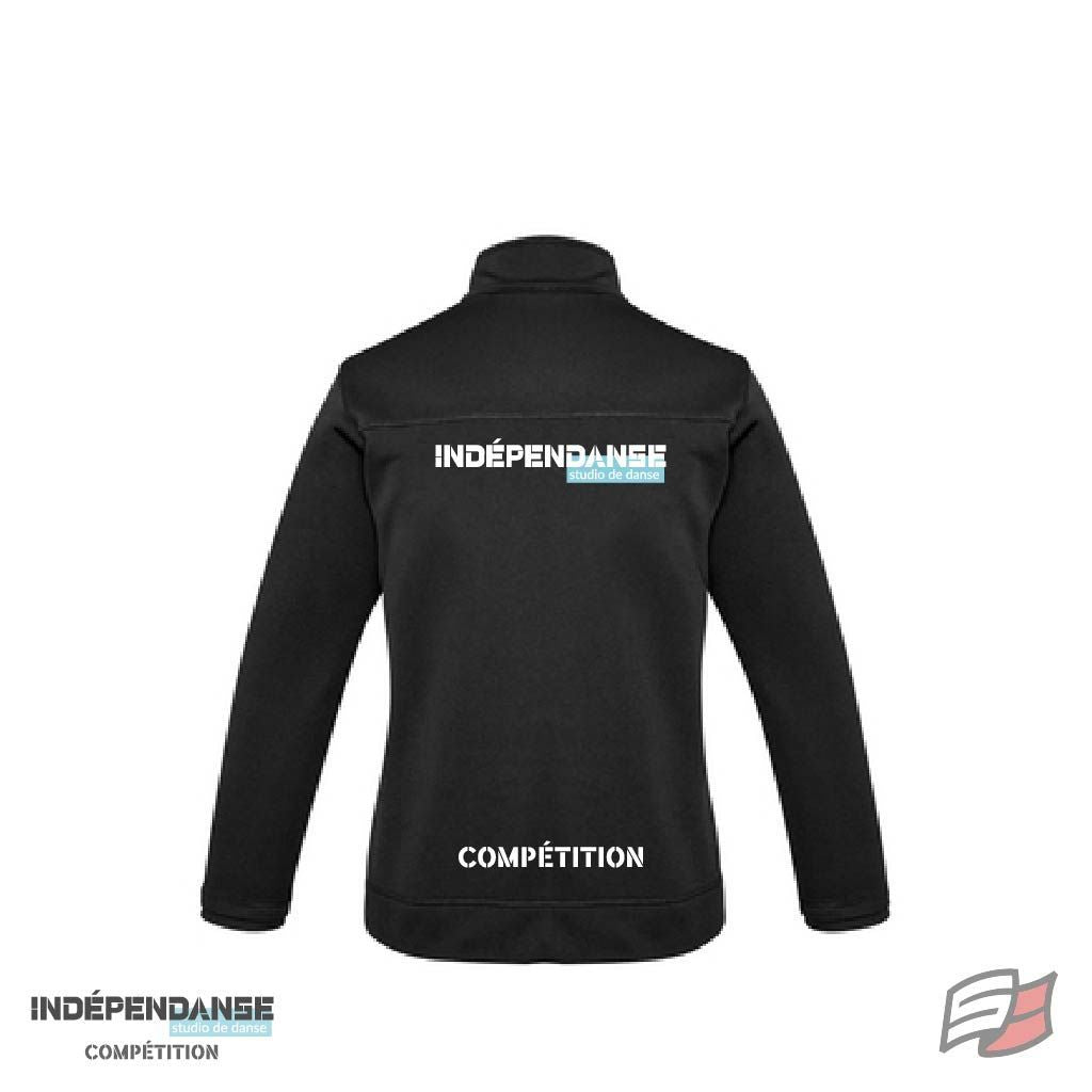 Veste hype full zip femme - compétition