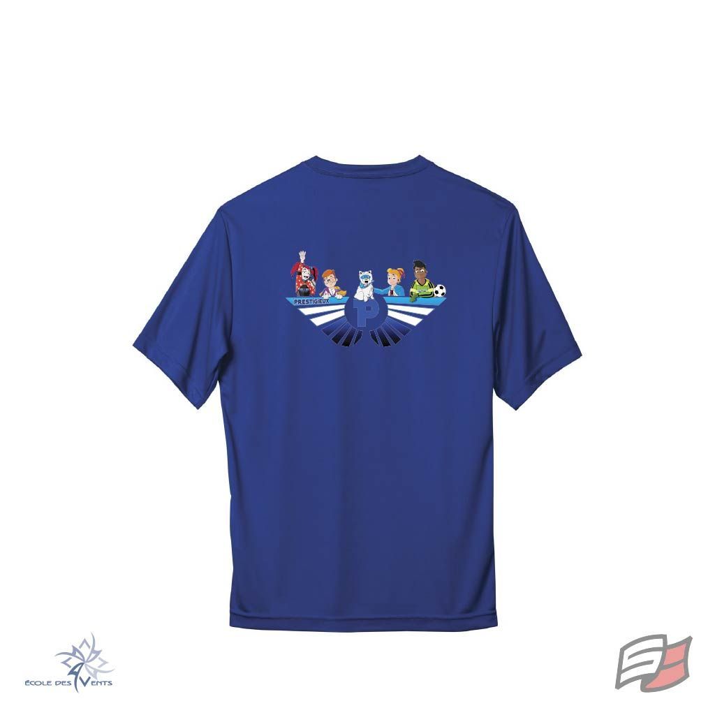 Gilet dri-fit m/c royal junior