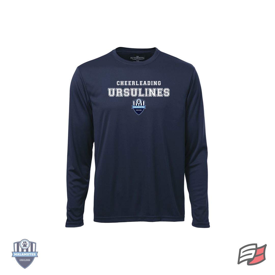 ATC GILET DRYFIT L/S JR MARINE (CHEER)