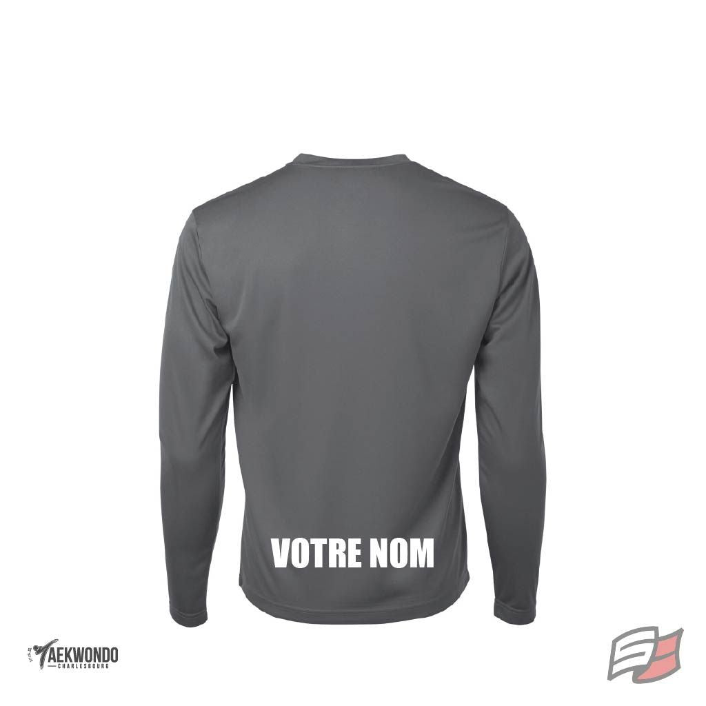 Gilet dryfit m/l gris charbon