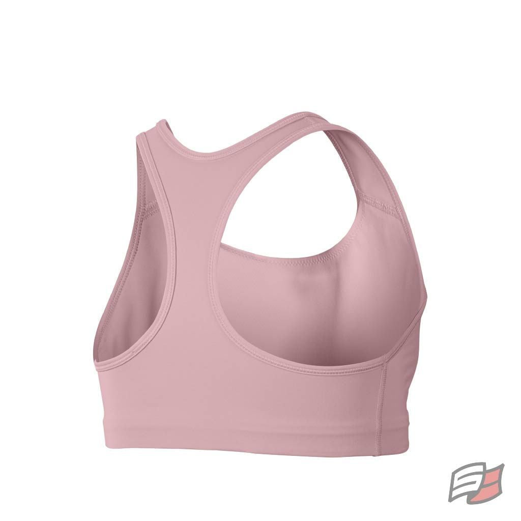 Nike Swoosh Bra Women's Dri-Fit Medium Support Sports Running Pink  BV3636-693 XS
