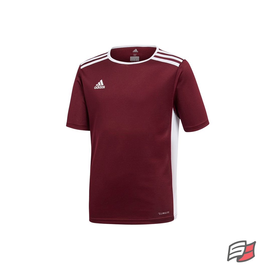 Total Football Direct - Adidas Entrada 18 Jersey - Maroon / White