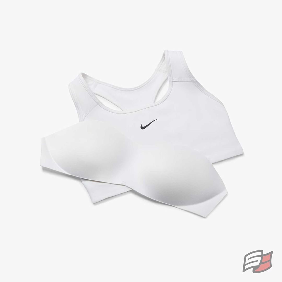 Nike Swoosh Sports Bra 'Clear Jade II/Game Royal/White' - DA1030-317